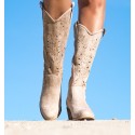 Botas Muher Moriana Bege