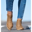 Arica Camel Ankle Boots