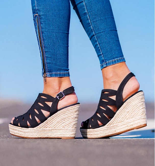 Sandalias Tacon Alassio Negro