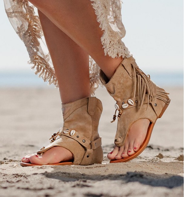 Botas Sandalias Hura Bege