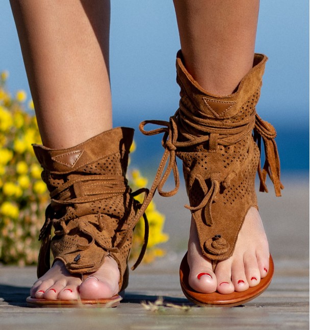 Botas Sandalias Nosara Camel Botas Sandalias Nosara Camel