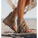 Manadu Taupe Sandals Boots