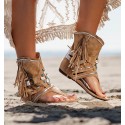 Makanda Taupe Boots Sandals