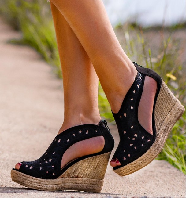 Cuñas altas Bayama Negro