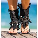 Black Boots Sandals Aculco