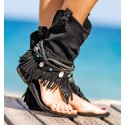 Black Boots Sandals Aculco