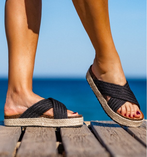 Sorele Black Sandals