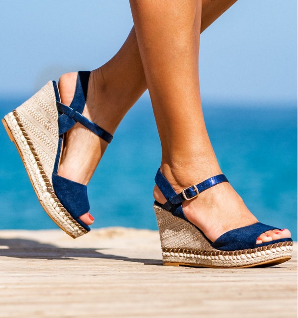 wedge Molier Navy wedge Molier Navy