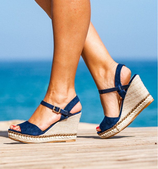 wedge Molier Navy wedge Molier Navy