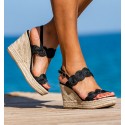 Anae Black Wedges