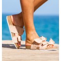 Sandalias Ties Beige