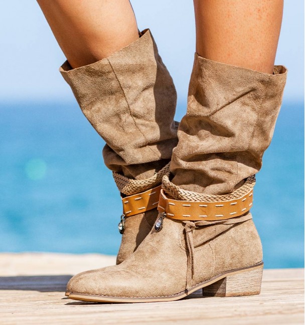 Botas Riverside Taupe Botas Riverside Taupe