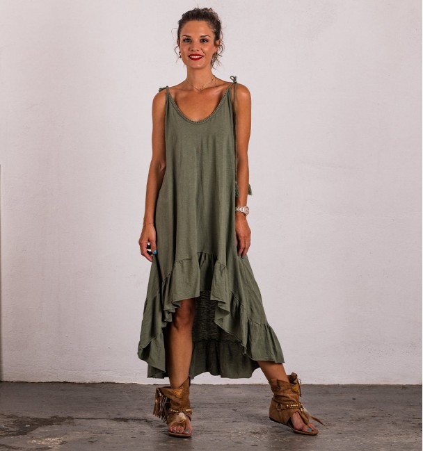 Vestido Easy Kaki
