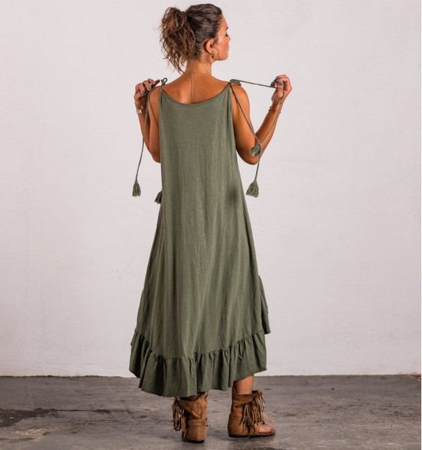 Vestido Easy Kaki
