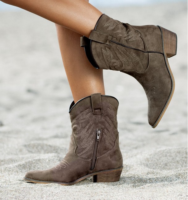Botas Beverly Taupe Botas Beverly Taupe