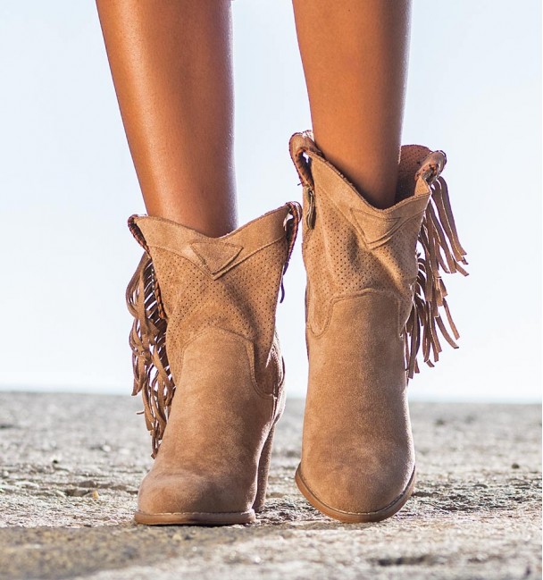 Botas Mulher Caqui Marinca Botas Mulher Caqui Marinca