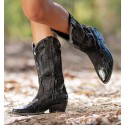 Botas Cowboy Patrick Preto
