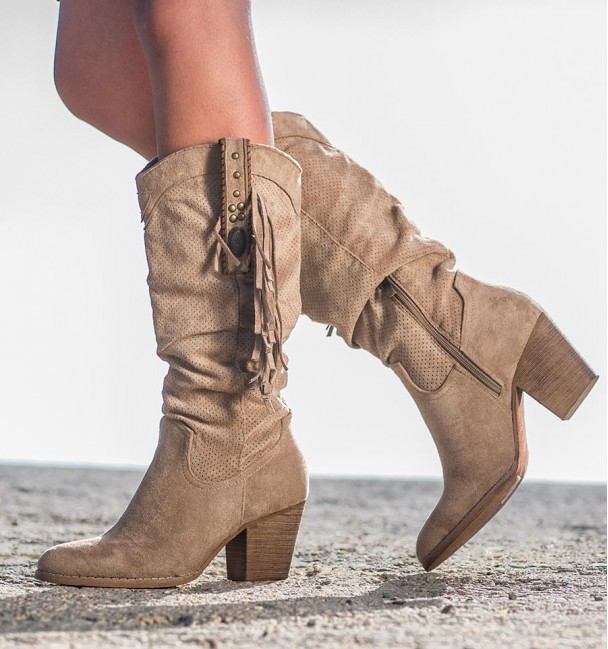 Botas Mulher Caqui Kogui Botas Mulher Caqui Kogui