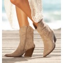 Botines Boho Misca Beige