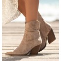 Botines Boho Misca Beige