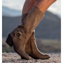 Botas Altas Camperas Rubik Taupe