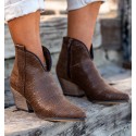 Botines Boho Averna Cuero