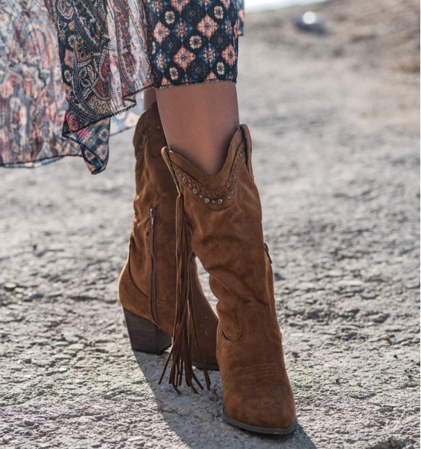 Botas Mulher Camel Duitama