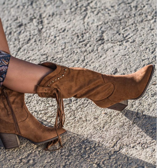 Botas Mulher Camel Duitama Botas Mulher Camel Duitama