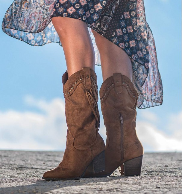 Botas Mulher Camel Duitama Botas Mulher Camel Duitama