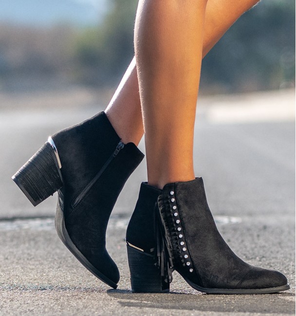 Botinas Boho Babel Preto Botinas Boho Babel Preto