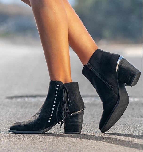 Botinas Boho Babel Preto Botinas Boho Babel Preto