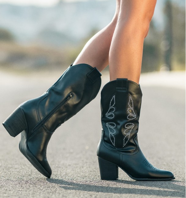 Black A High Cowboy Boots Cocuy Black A High Cowboy Boots Cocuy