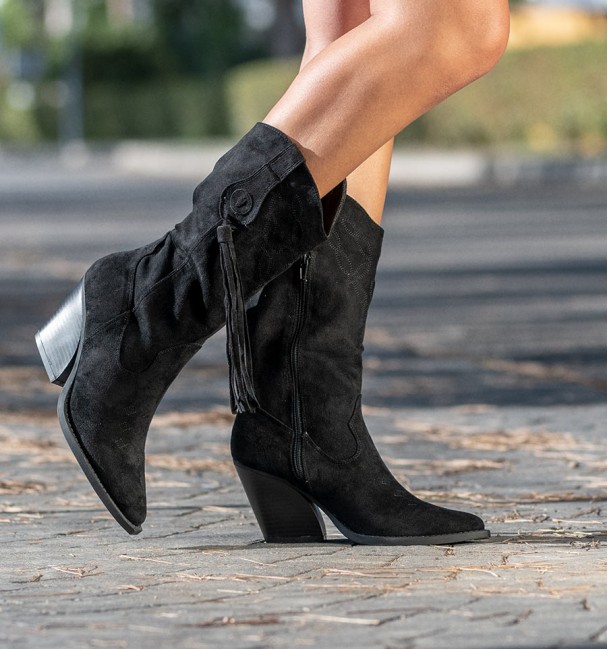 Botas Bitty Negro lateral