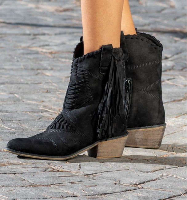 Botas Boho Selvix Preto Botas Boho Selvix Preto