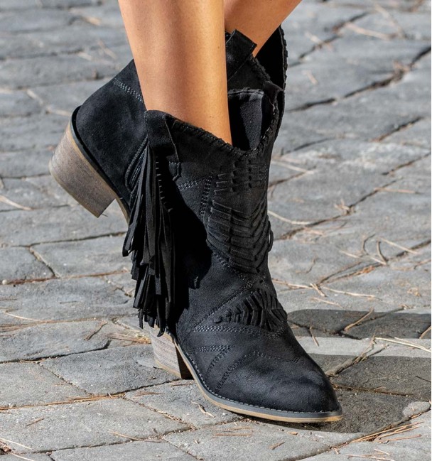 Botas Boho Selvix Preto Botas Boho Selvix Preto