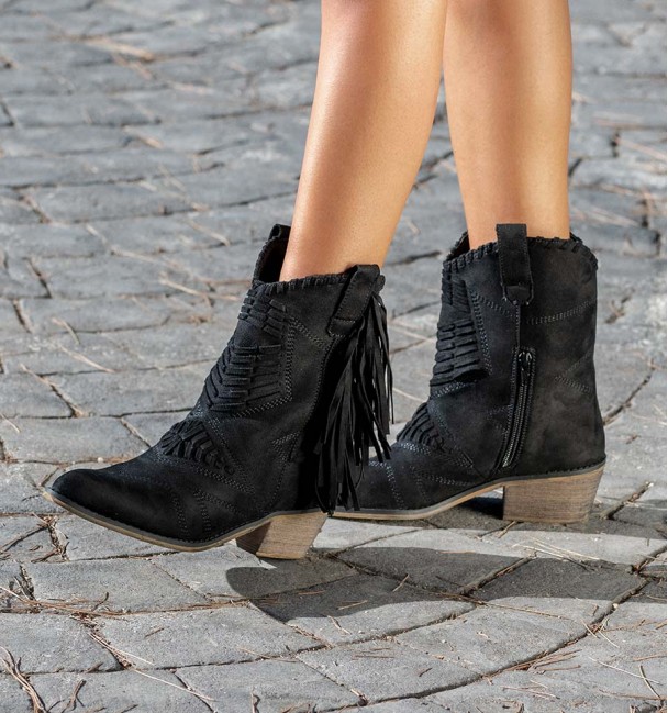 Botas Boho Selvix Preto