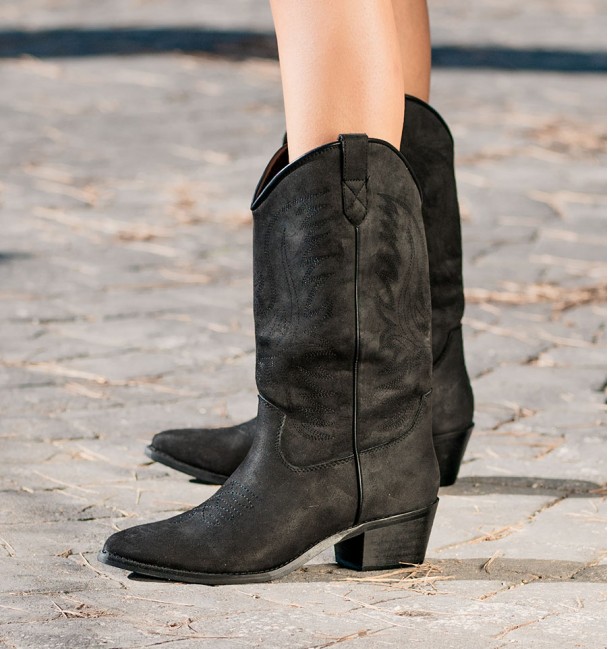 BOTAS COWBOY PONI NEGRO BOTAS COWBOY PONI NEGRO