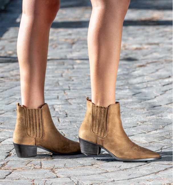 Botines Aticama Camel Botines Aticama Camel