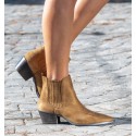 Aticama Camel Ankle Boots