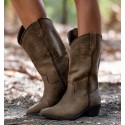 COWBOY BOOTS PONI TAUPE