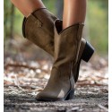 COWBOY BOOTS PONI TAUPE