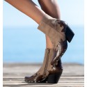 Allende Ankle Coffee Taupe Boots