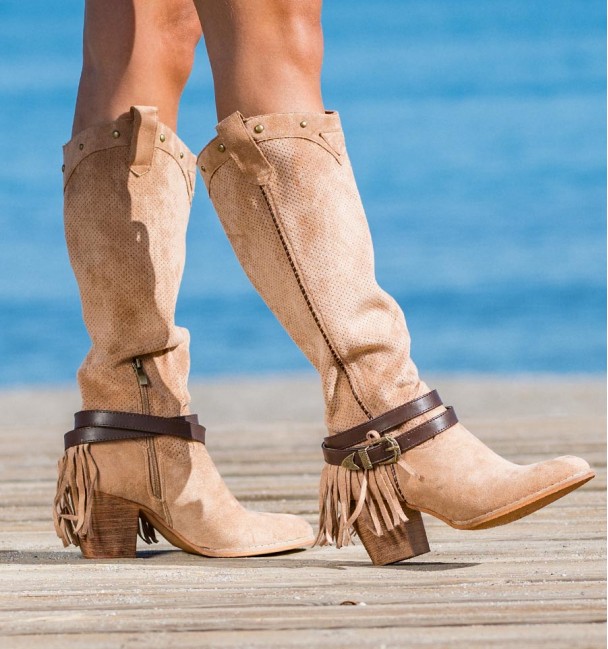 Botas Altas Belton Kaki Botas Altas Belton Kaki