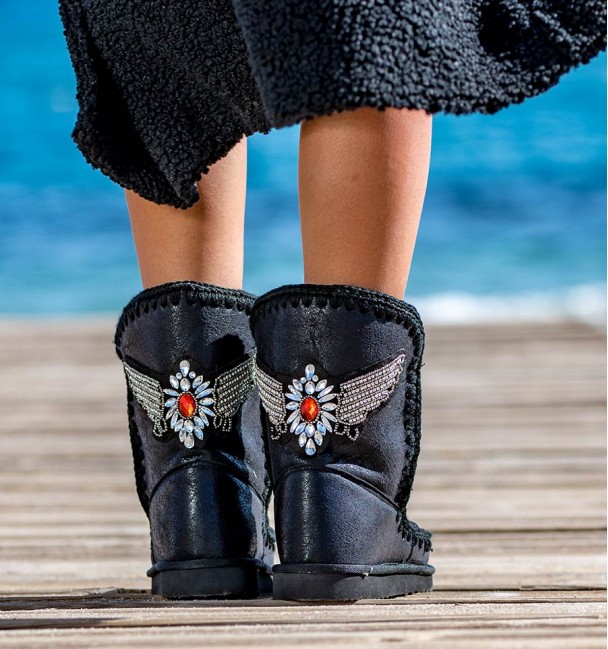 Maldon Black Australian Boots
