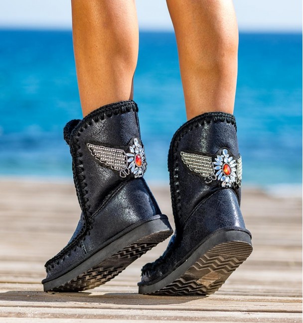 Maldon Black Australian Boots