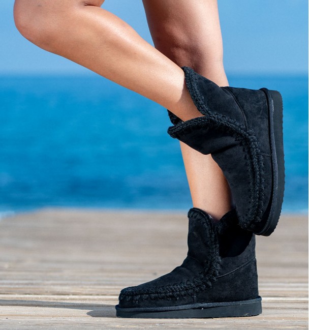 Coona Black Australian Boots