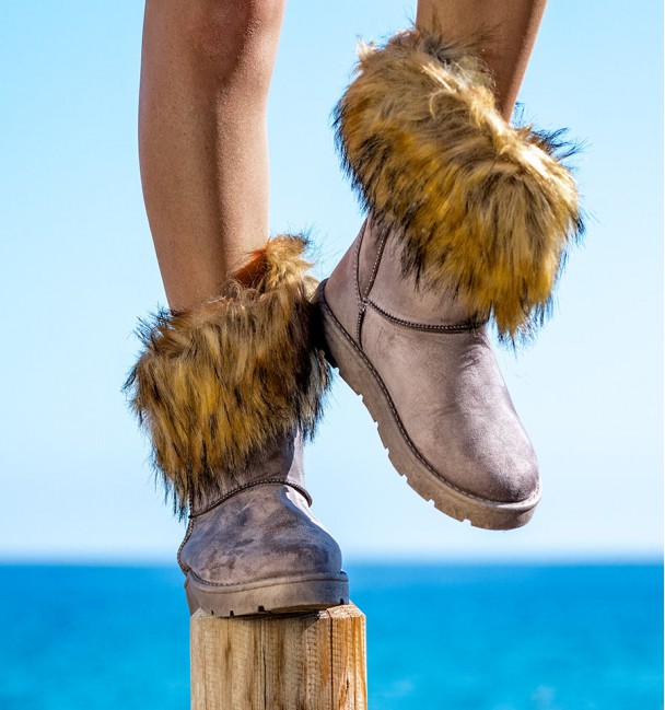 Kazal Grey Australian Boots