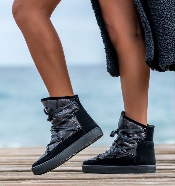 Botas Australianas Sarina Negro Botas Australianas Sarina Negro