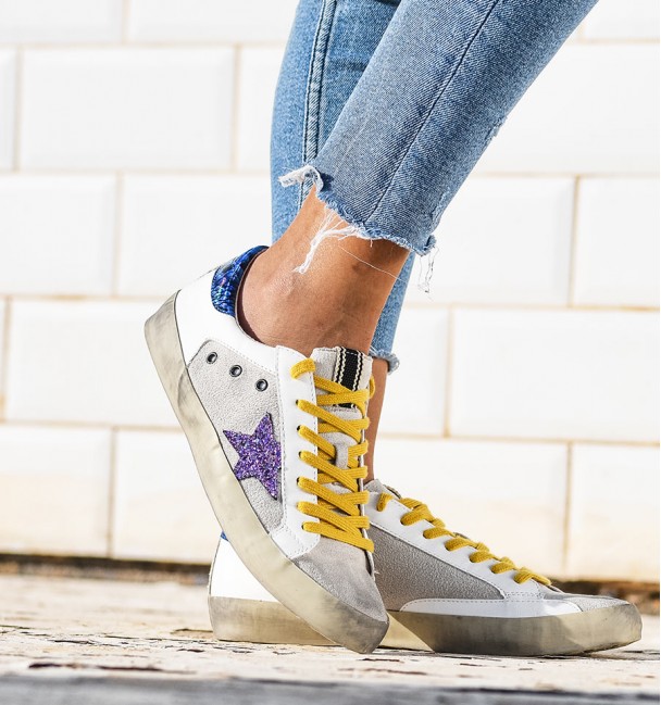 Deportivas Lyra Arena Morado Azul Deportivas Lyra Arena Morado Azul