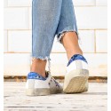 Sand Purple Blue Lyra Sneakers